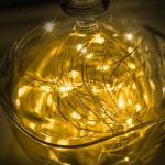 LED decorative wire lights 10m 100LED warm white
