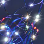 LED garland of 100 lights 10m