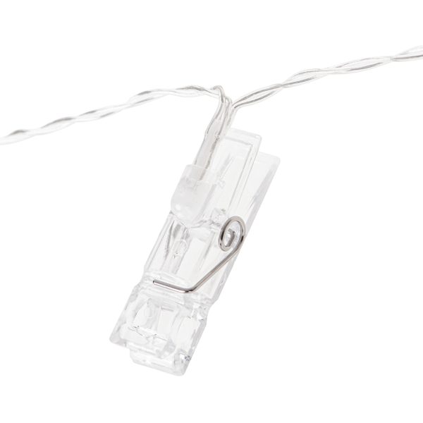 LED photo clip lights 1.5m 10LED warm white