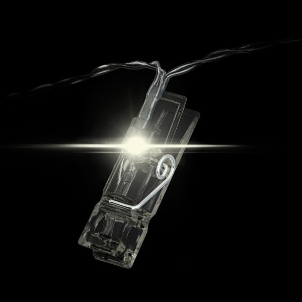 LED photo clip lights 1.5m 10LED warm white