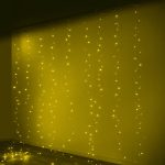 LED curtain lights 3x3m 300LED warm white