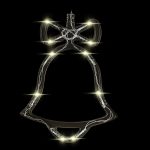 LED pendant lights Christmas bell decoration