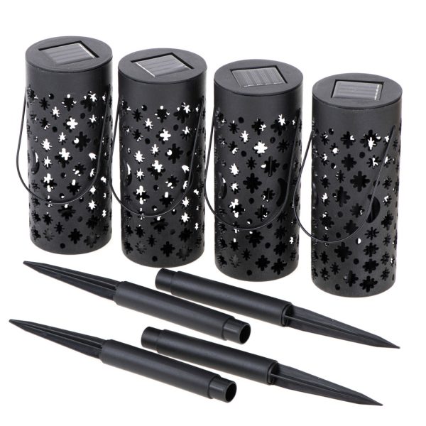 Solar lantern lamp stars moons 4pcs.