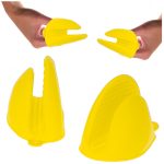 Heat silicone kitchen glove yellow 2 pieces
