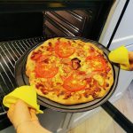 Heat silicone kitchen glove yellow 2 pieces