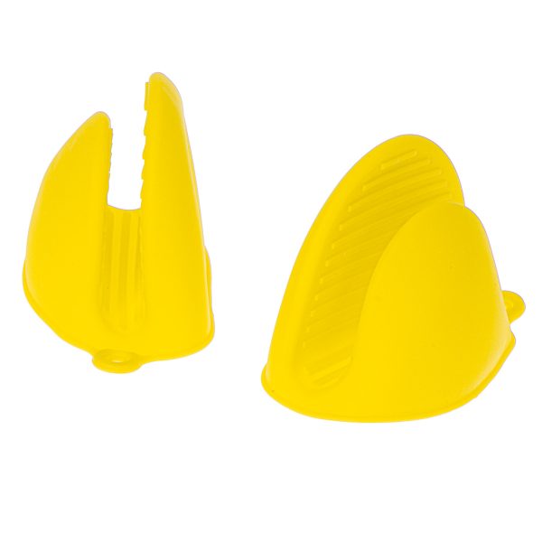 Heat silicone kitchen glove yellow 2 pieces