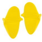 Heat silicone kitchen glove yellow 2 pieces