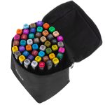 Double-sided alcohol markers in case 48 pieces