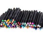 Double-sided alcohol markers in case 80 pieces