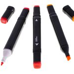 Double-sided alcohol markers in case 80 pieces