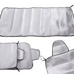 Anti-frost windscreen cover mat