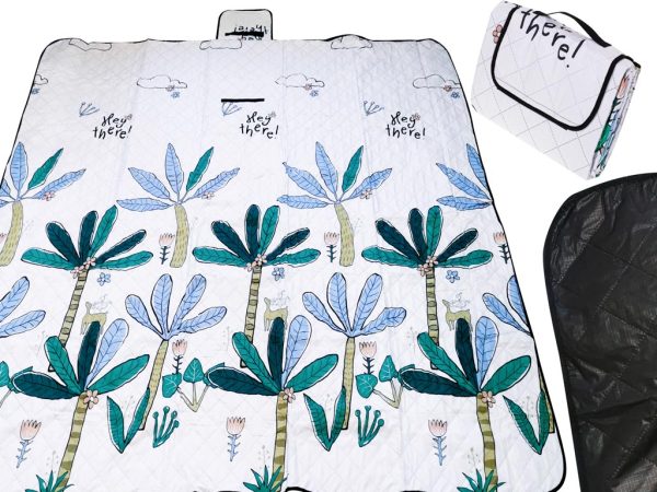 Beach mat picnic blanket camping palm trees 200x200