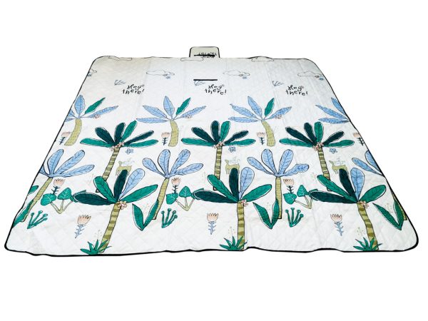 Beach mat picnic blanket camping palm trees 200x200