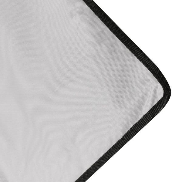Beach mat lounger with backrest folding 150x47x48cm grey