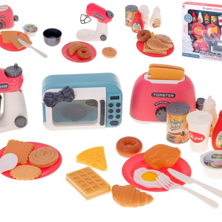 Microwave toaster mixer vegetables + accessories