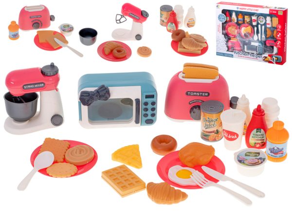 Microwave toaster mixer vegetables + accessories