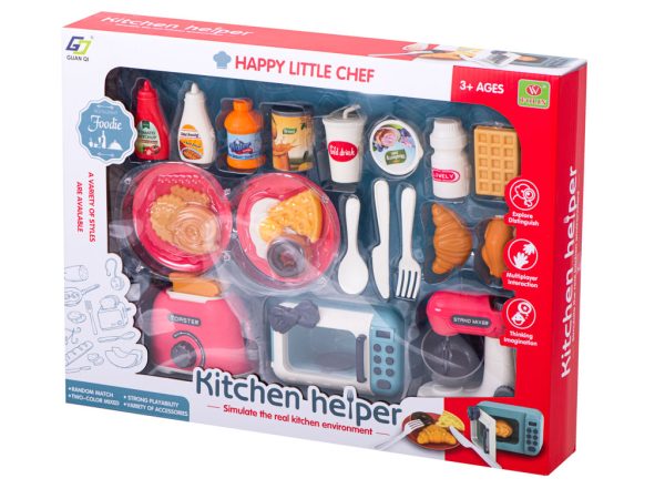 Microwave toaster mixer vegetables + accessories