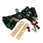 Workshop tools belt hammer saw set