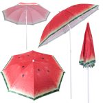 Beach garden umbrella adjustable watermelon