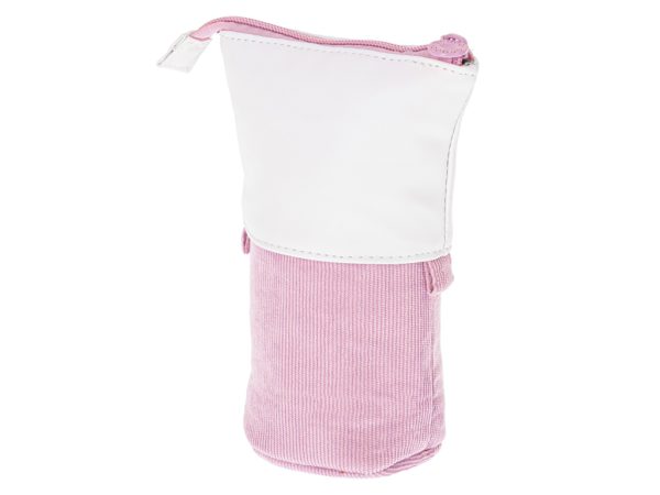 School pencil case tuba 2in1 pink