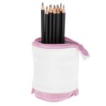 School pencil case tuba 2in1 pink