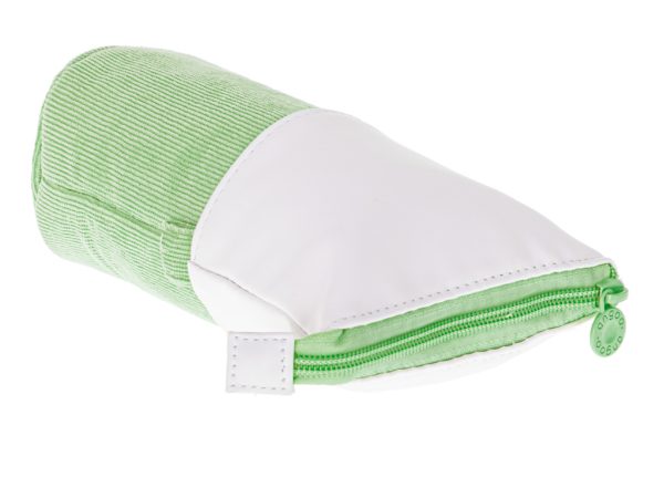 School pencil case 2in1 green