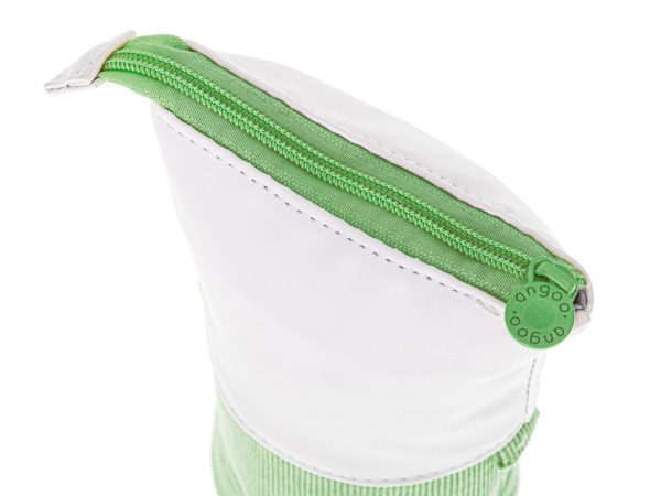 School pencil case 2in1 green