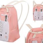 Kindergarten backpack baby rabbit pink