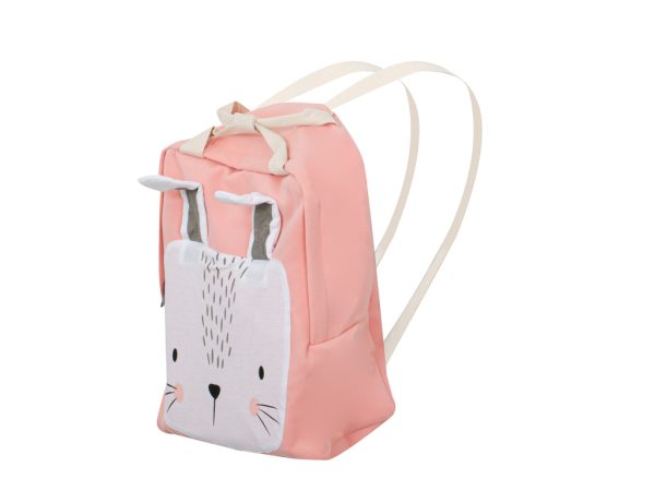 Kindergarten backpack baby rabbit pink