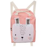 Kindergarten backpack baby rabbit pink