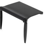Laptop TV screen organiser shelf black