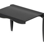 Laptop TV screen organiser shelf black
