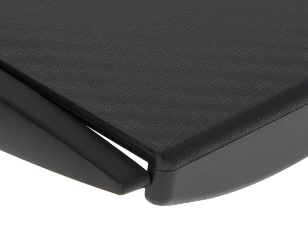 Laptop TV screen organiser shelf black