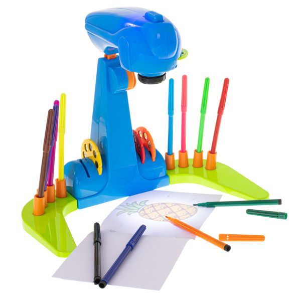 Drawing projector blue