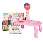Projector table drawing table giraffe pink