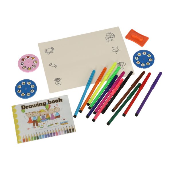 Projector table drawing table giraffe pink