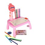 Projector table drawing table giraffe pink