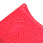 Thermal silicone kitchen glove red