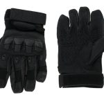 Tactical military gloves knuckle protection L black