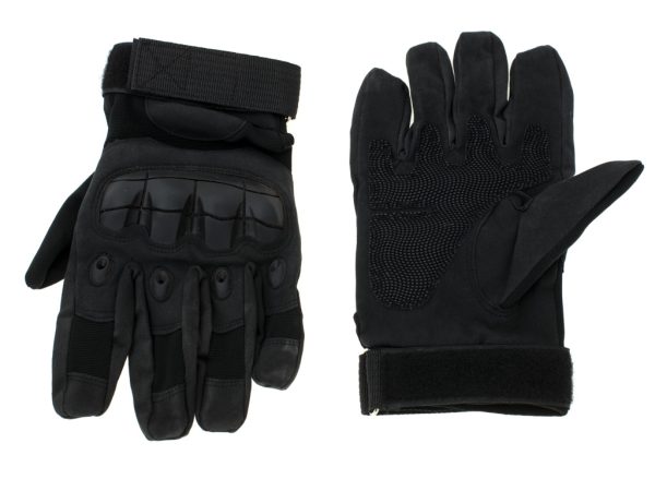 Tactical military gloves knuckle protection L black
