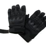 Tactical military gloves knuckle protection L black