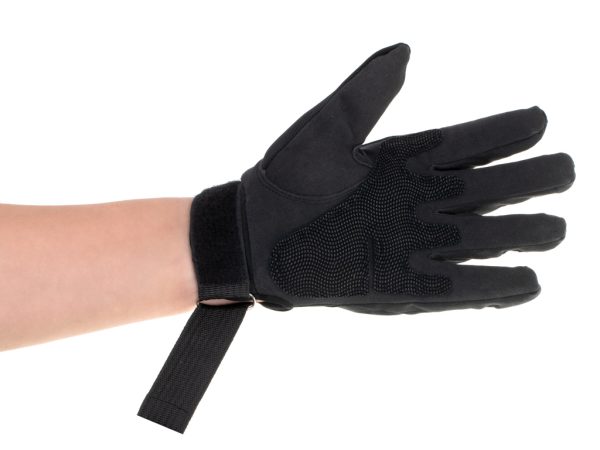 Tactical military gloves knuckle protection L black