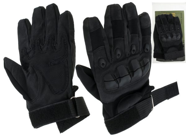 Tactical military gloves knuckle protection XL black