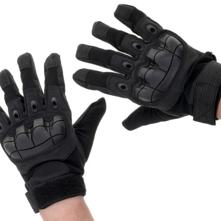 Tactical military gloves knuckle protection XL black