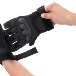 Tactical military gloves knuckle protection XL black