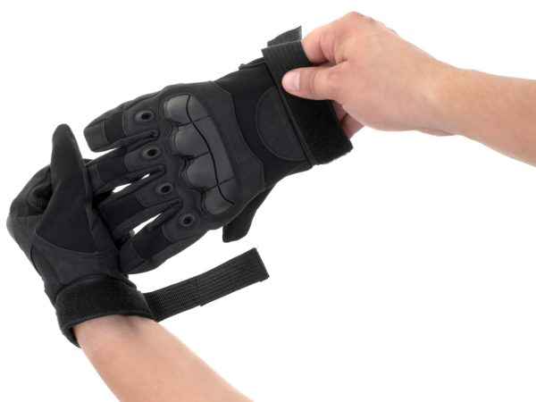 Tactical military gloves knuckle protection XL black