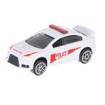 Metal car resorak police white 7cm