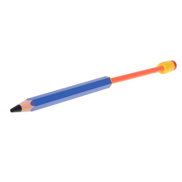 Syringe water pump pencil 54cm blue