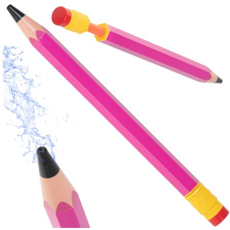 Syringe water pump pencil 54cm pink