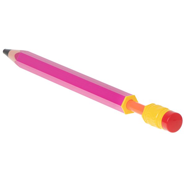 Syringe water pump pencil 54cm pink